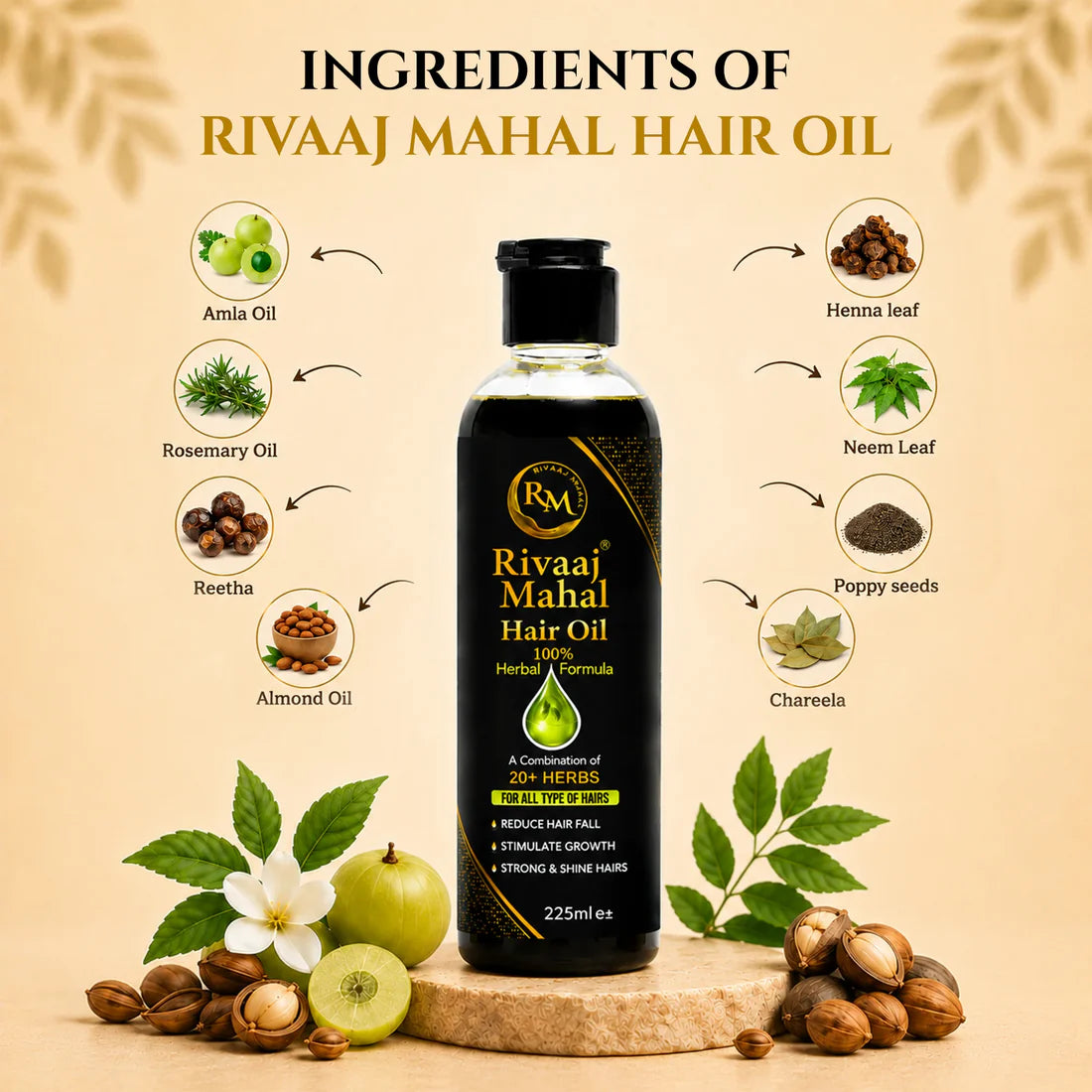 Rivaaj Mahal Hair Oil