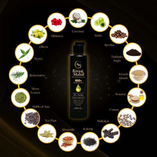 Rivaaj Mahal Herbal Hair oil