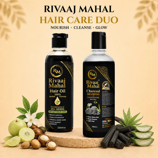 Rivaaj Mahal Hair Oil & Organic Shampoo